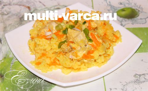 Курячий плов у мультиварці