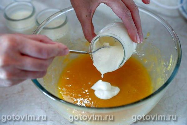 Йогуртове морозиво з манго