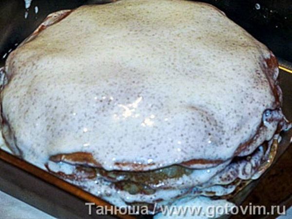 Приті-лакшанам (млинцевий яблучний пиріг)